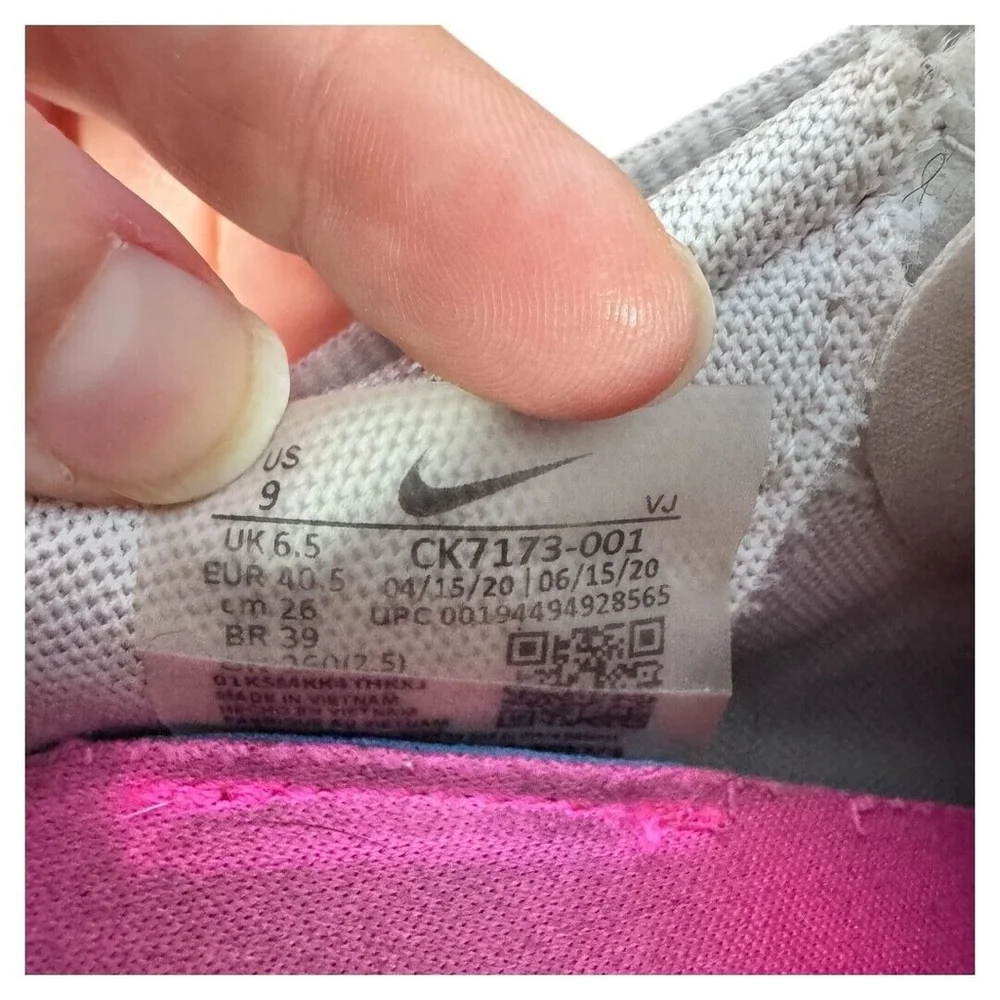 Nike Air Max Up Women's Size‎ 9 White Neon Pink Shoes Sneakers CK7173-001 - Picture 7 of 7